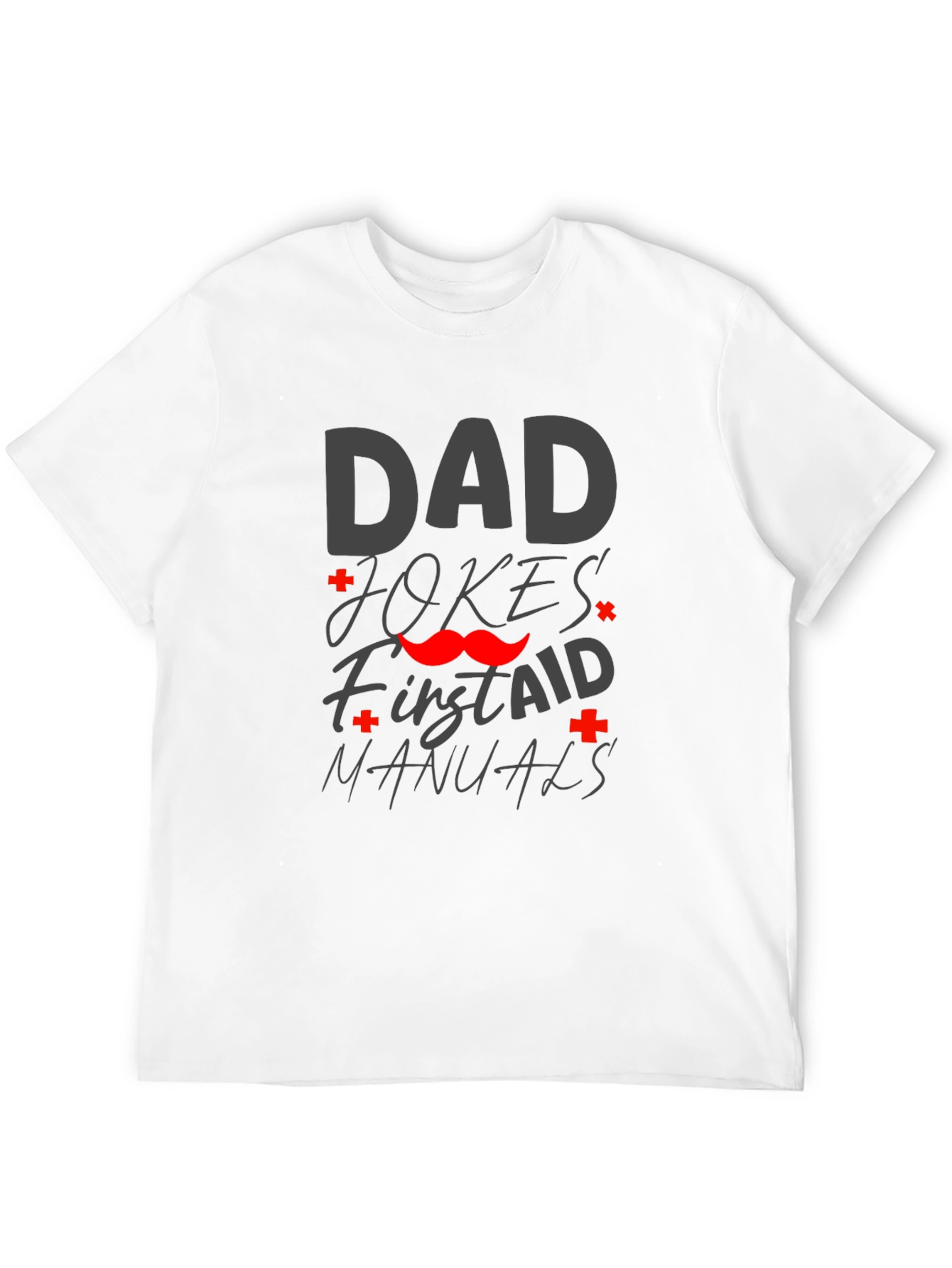 Dad Jokes First Aid Manuals Graphic Tee