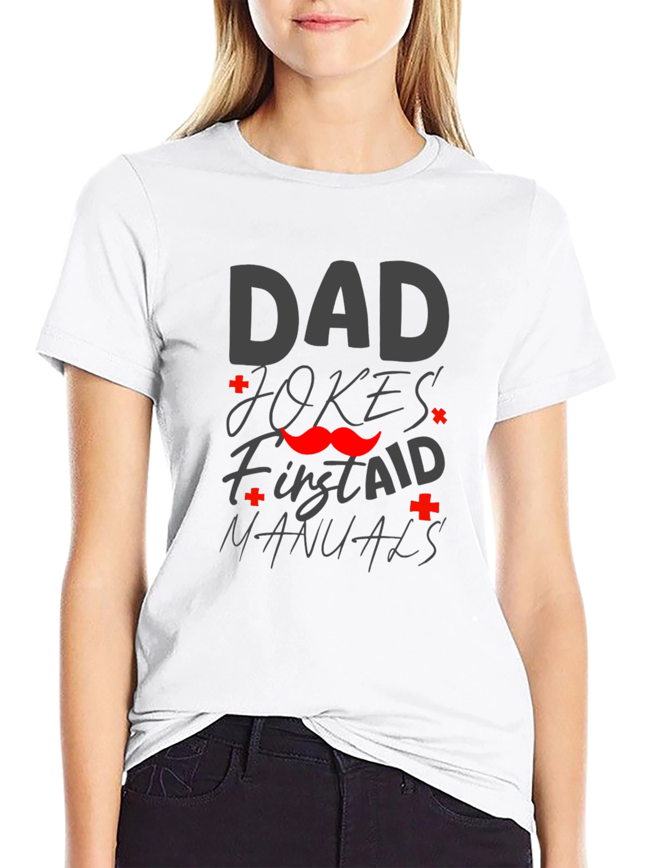 Dad Jokes First Aid Manuals Graphic Tee