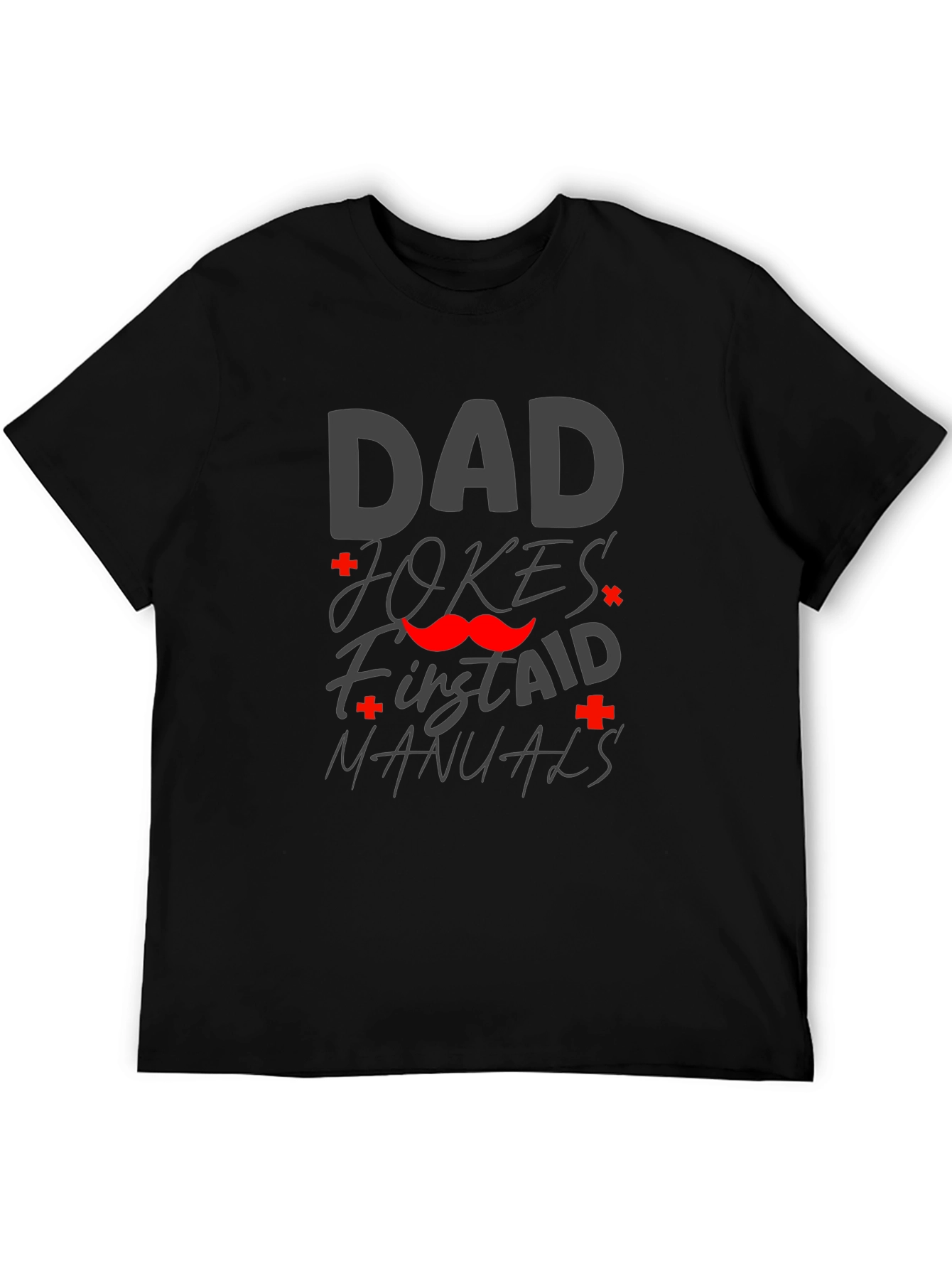 Dad Jokes First Aid Manuals Graphic Tee