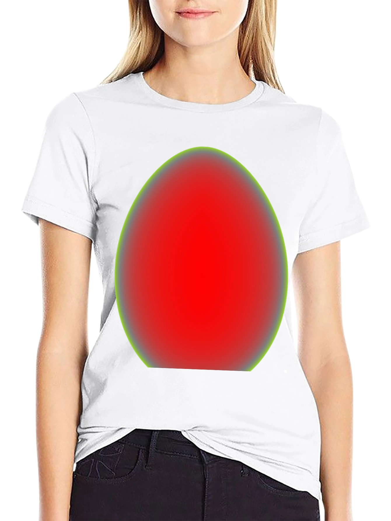 Red Egg Graphic Tee - Casual Unisex T-Shirt