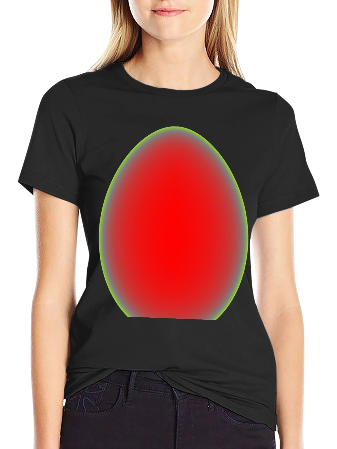 Red Egg Graphic Tee - Casual Unisex T-Shirt
