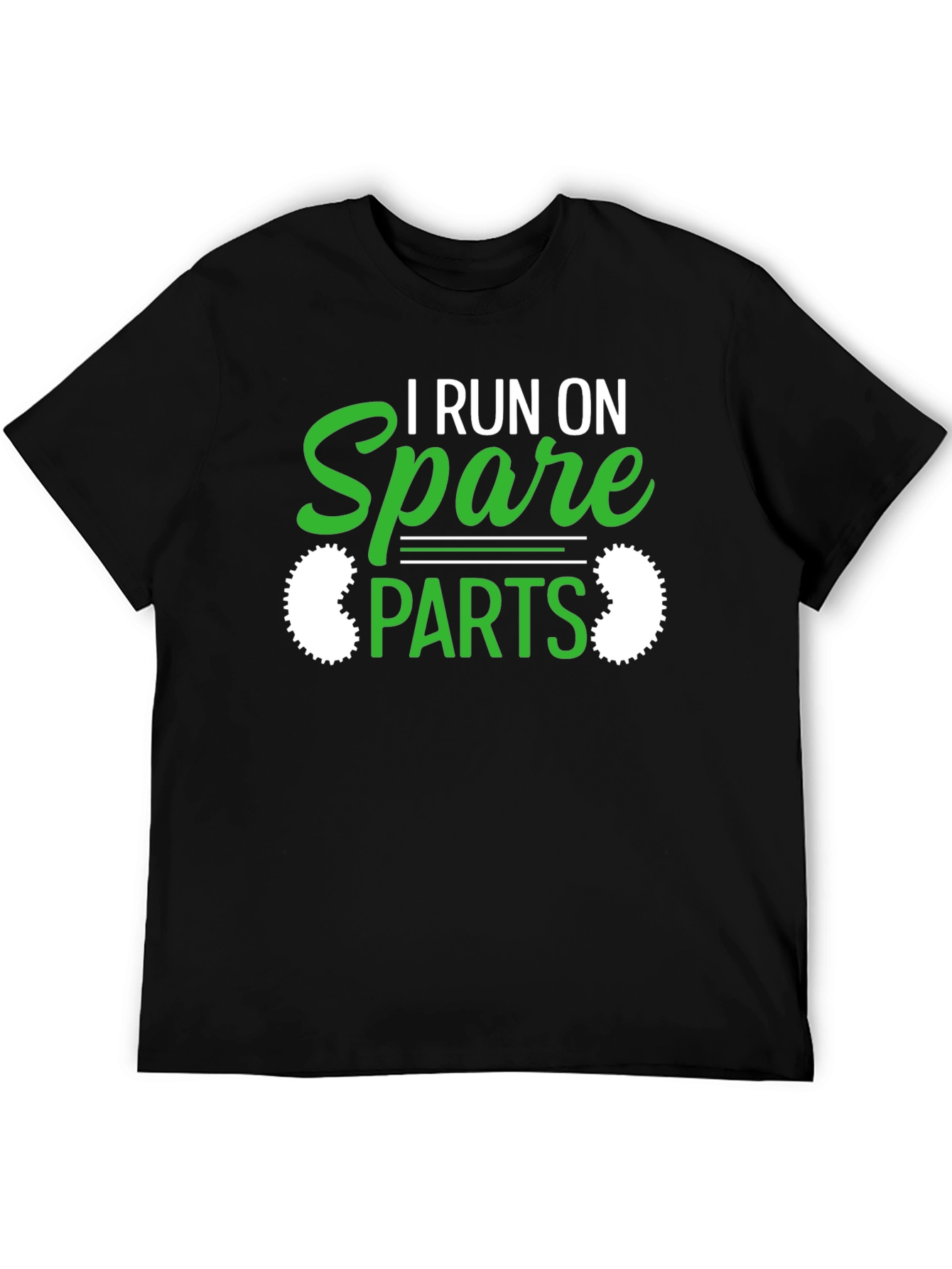 I Run On Spare Parts Funny Graphic T-Shirt