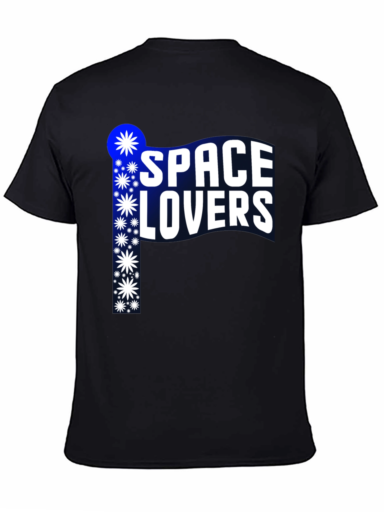 Space Lovers Graphic Tee - Black