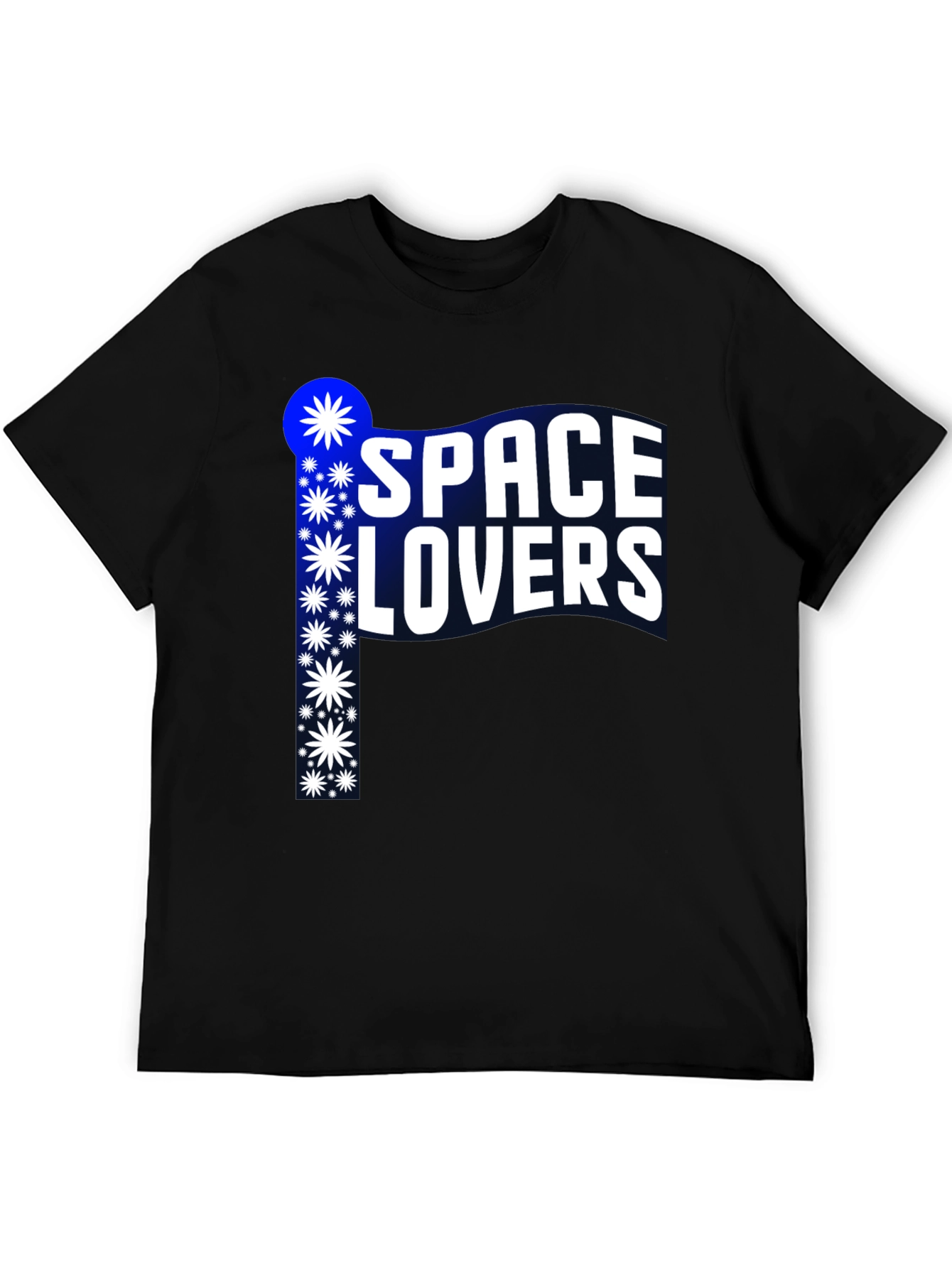Space Lovers Graphic Tee - Black