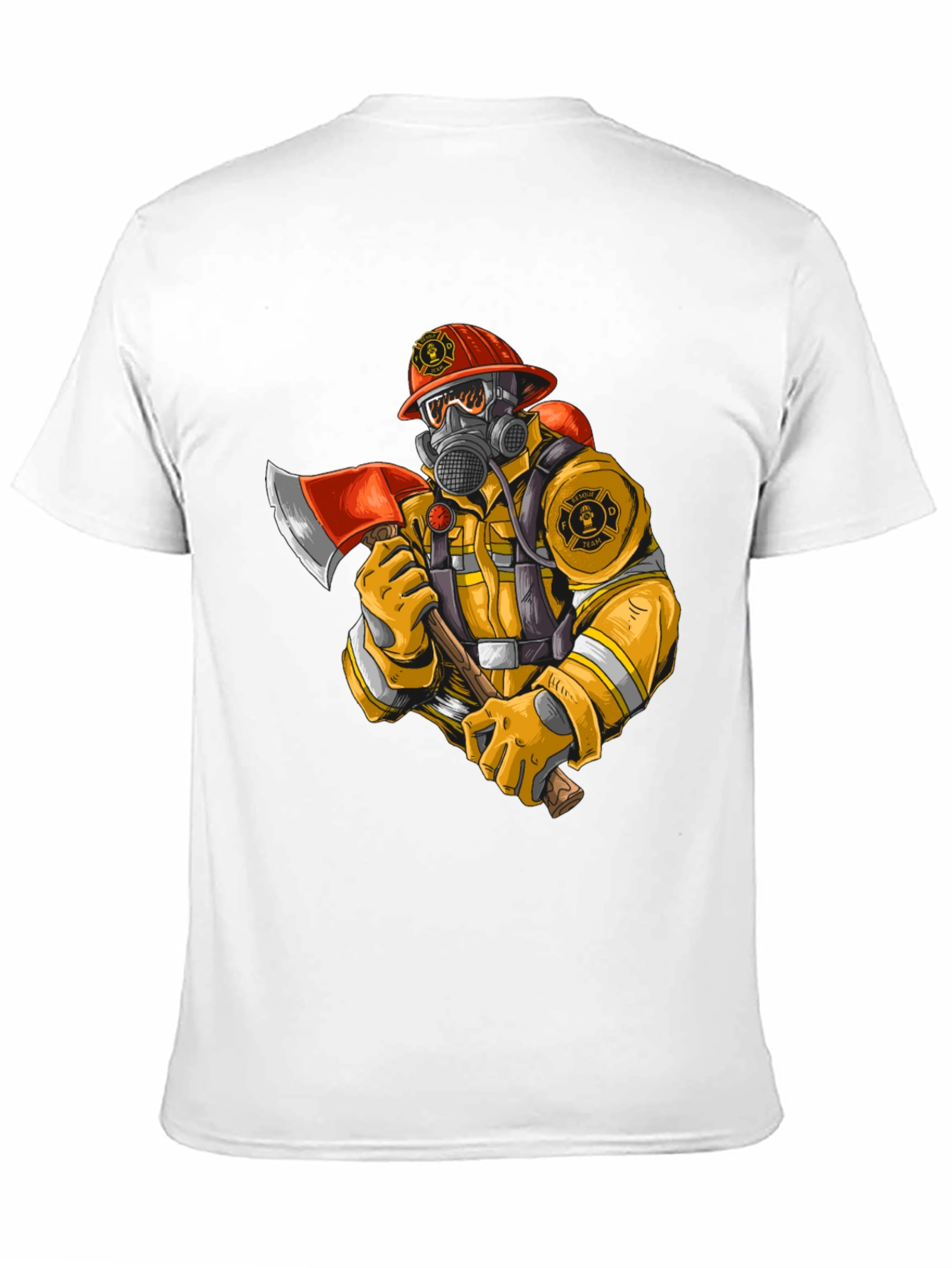 Firefighter Graphic Tee - Heroic Design