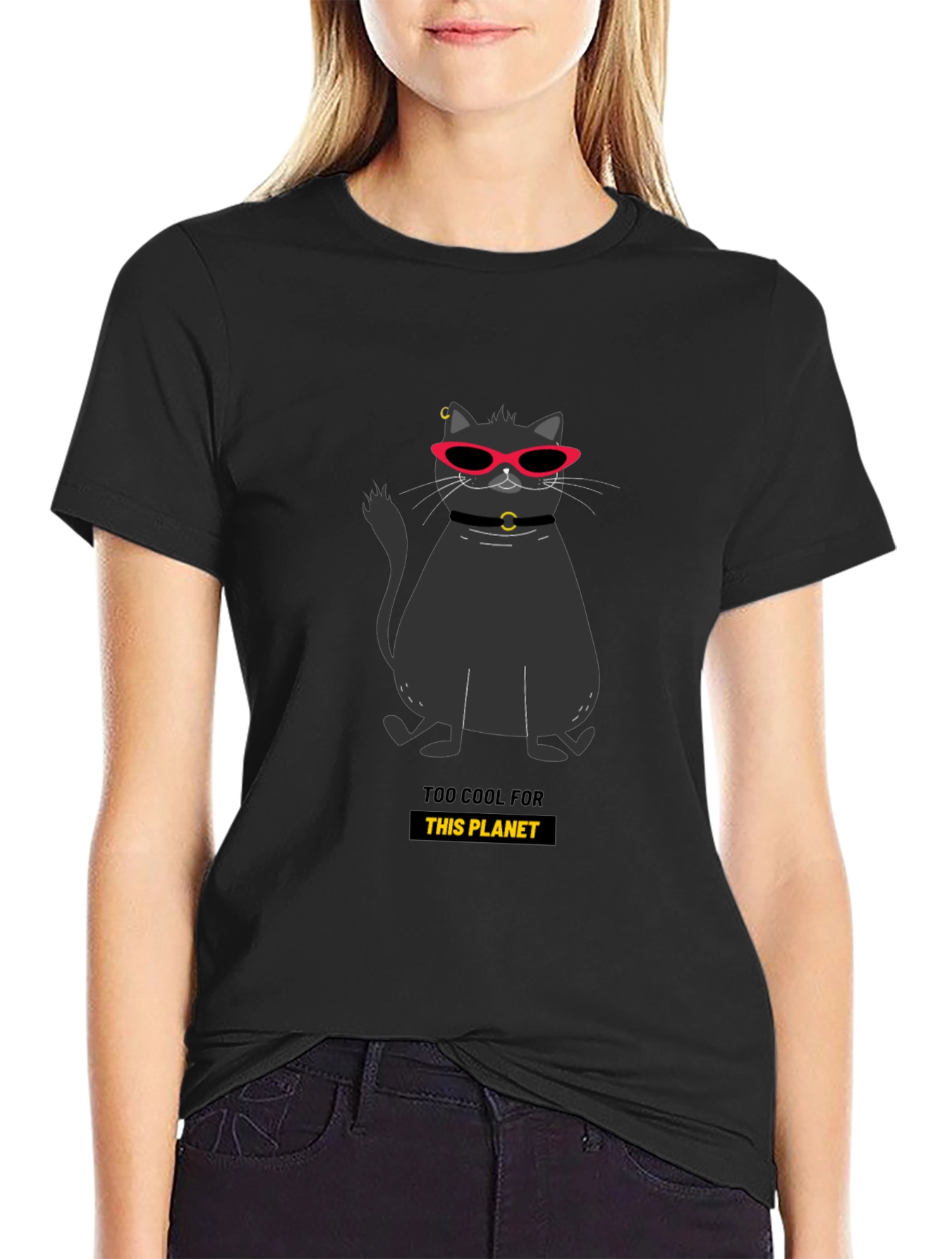 Cool Cat Tee: Too Cool for This Planet