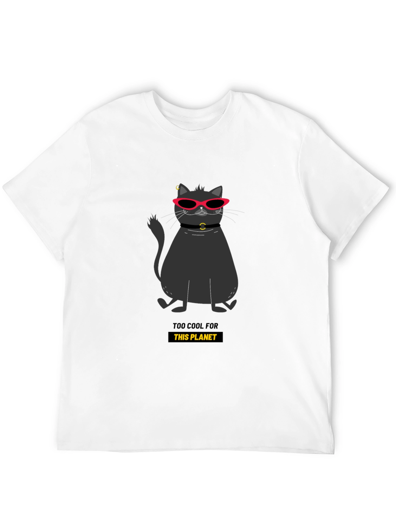 Cool Cat Tee: Too Cool for This Planet