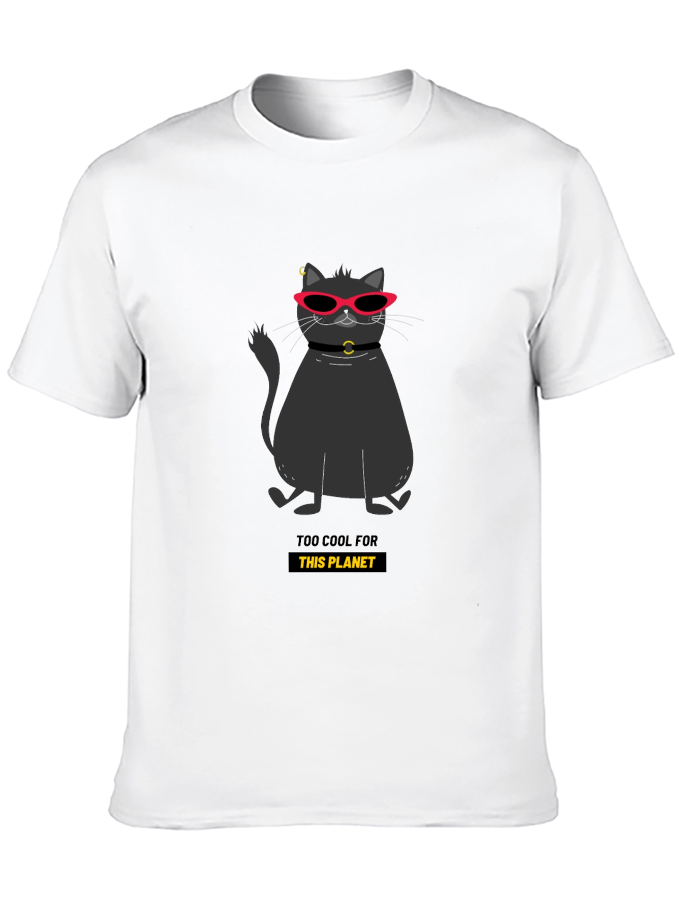 Cool Cat Tee: Too Cool for This Planet