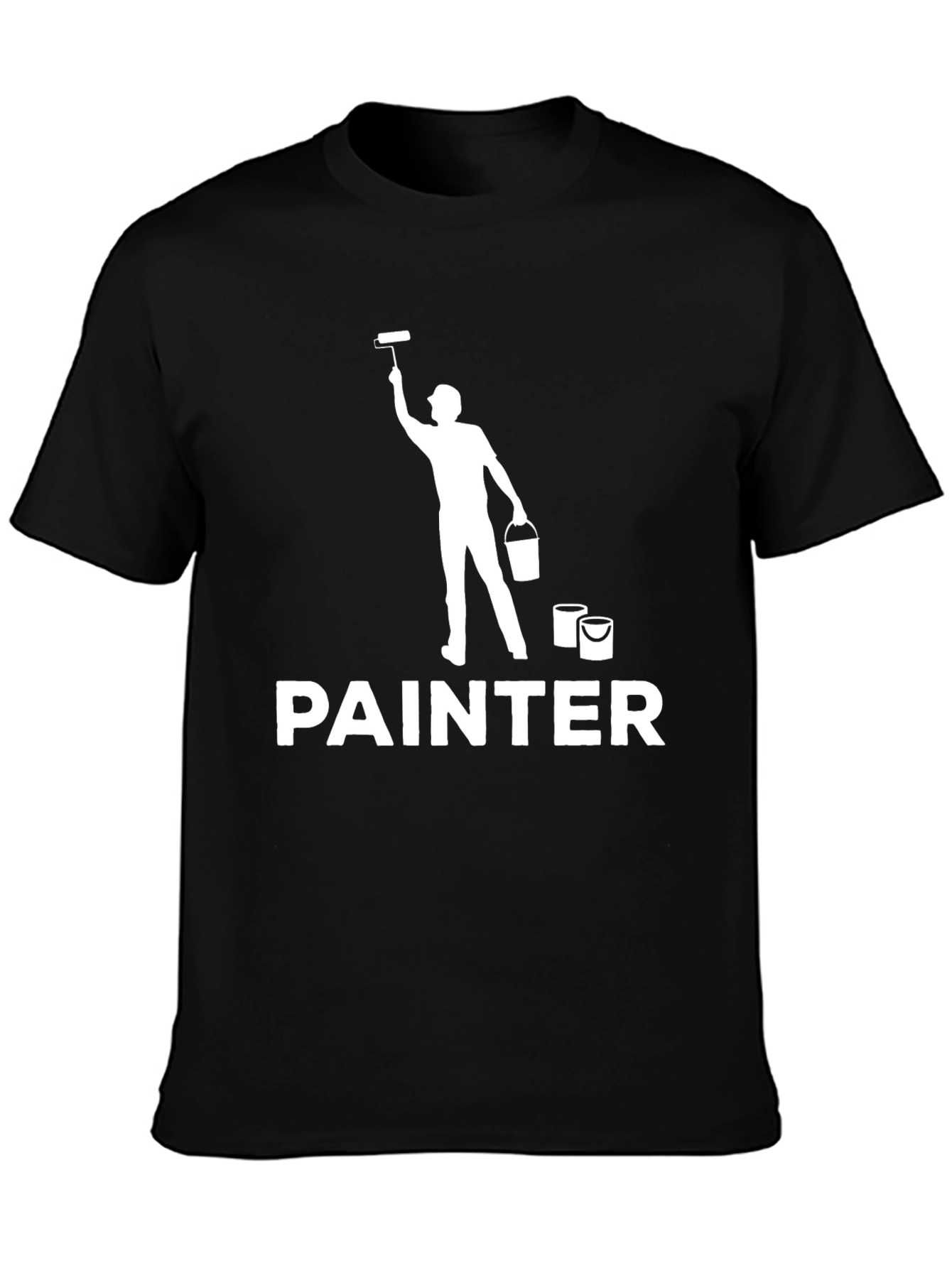 Painter Graphic Tee - Mens Crew Neck T-Shirt