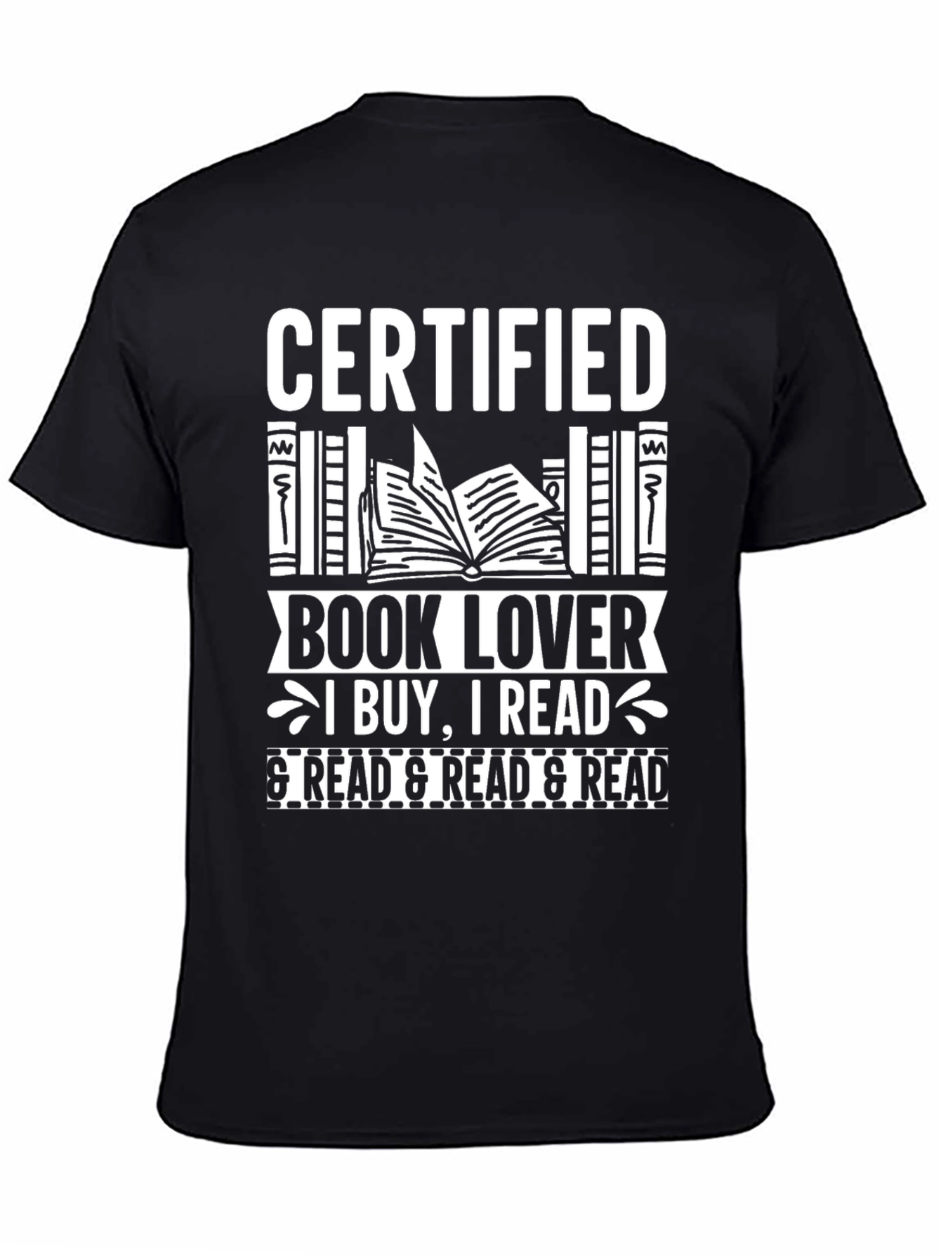 Certified Book Lover T-Shirt - Read Read Read!