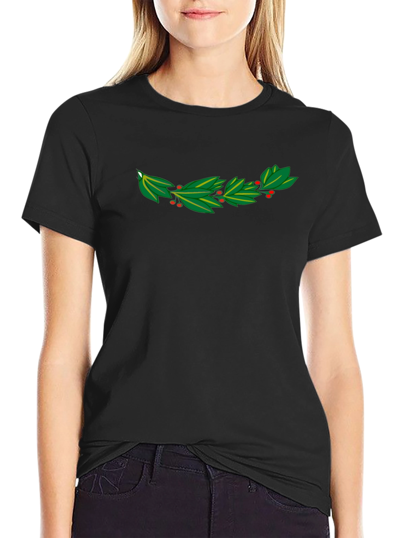 Leafy Crown T-Shirt - Organic Cotton Blend