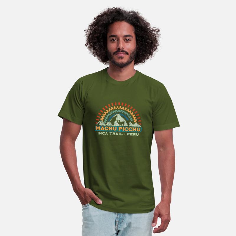 Machu Picchu Retro Inca Trail Peru Vintage Mountai
