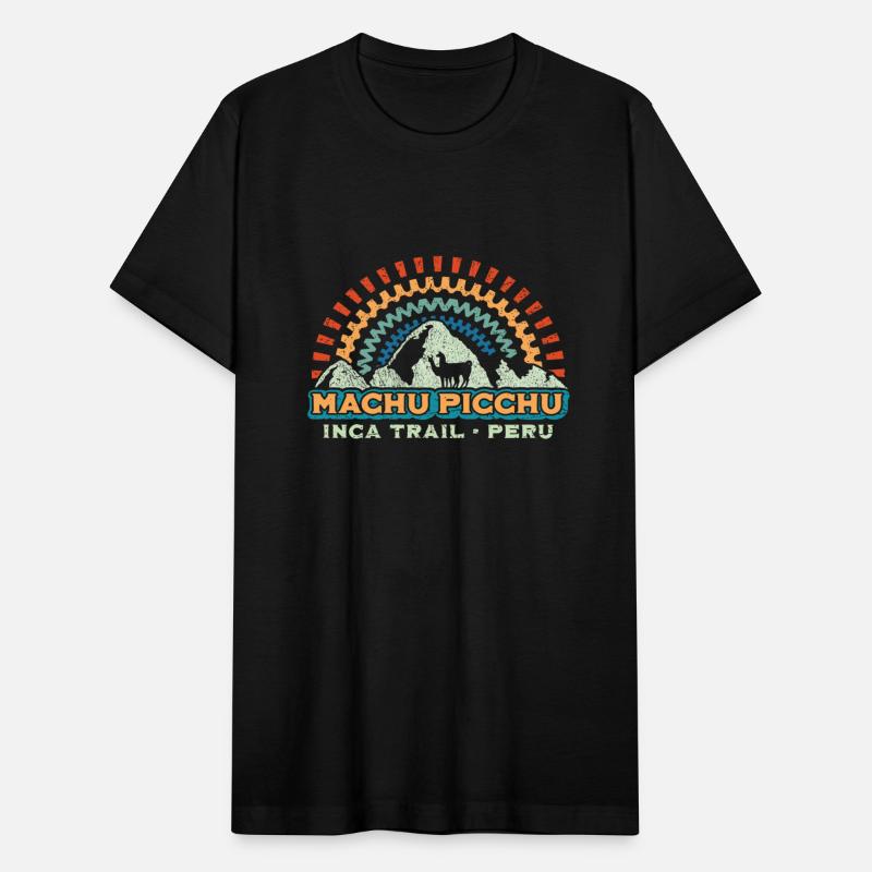 Machu Picchu Retro Inca Trail Peru Vintage Mountai