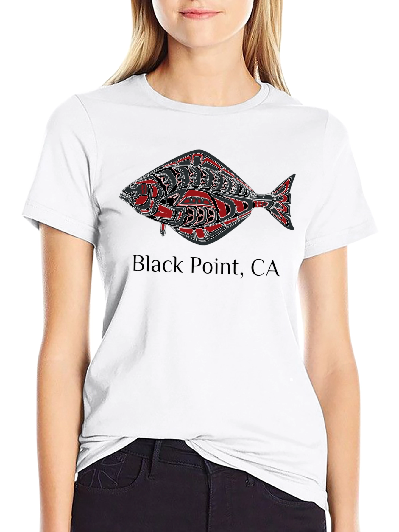 Black Point CA Fish Graphic Tee