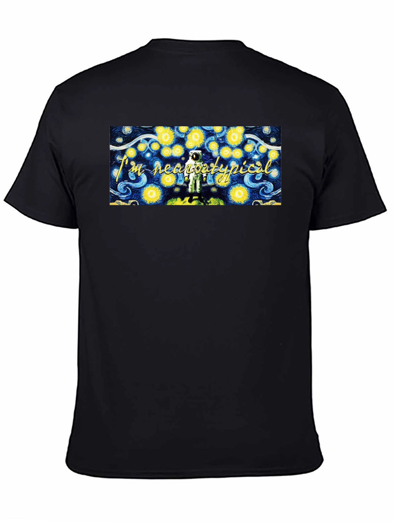 Starry Night Astronaut Graphic Tee