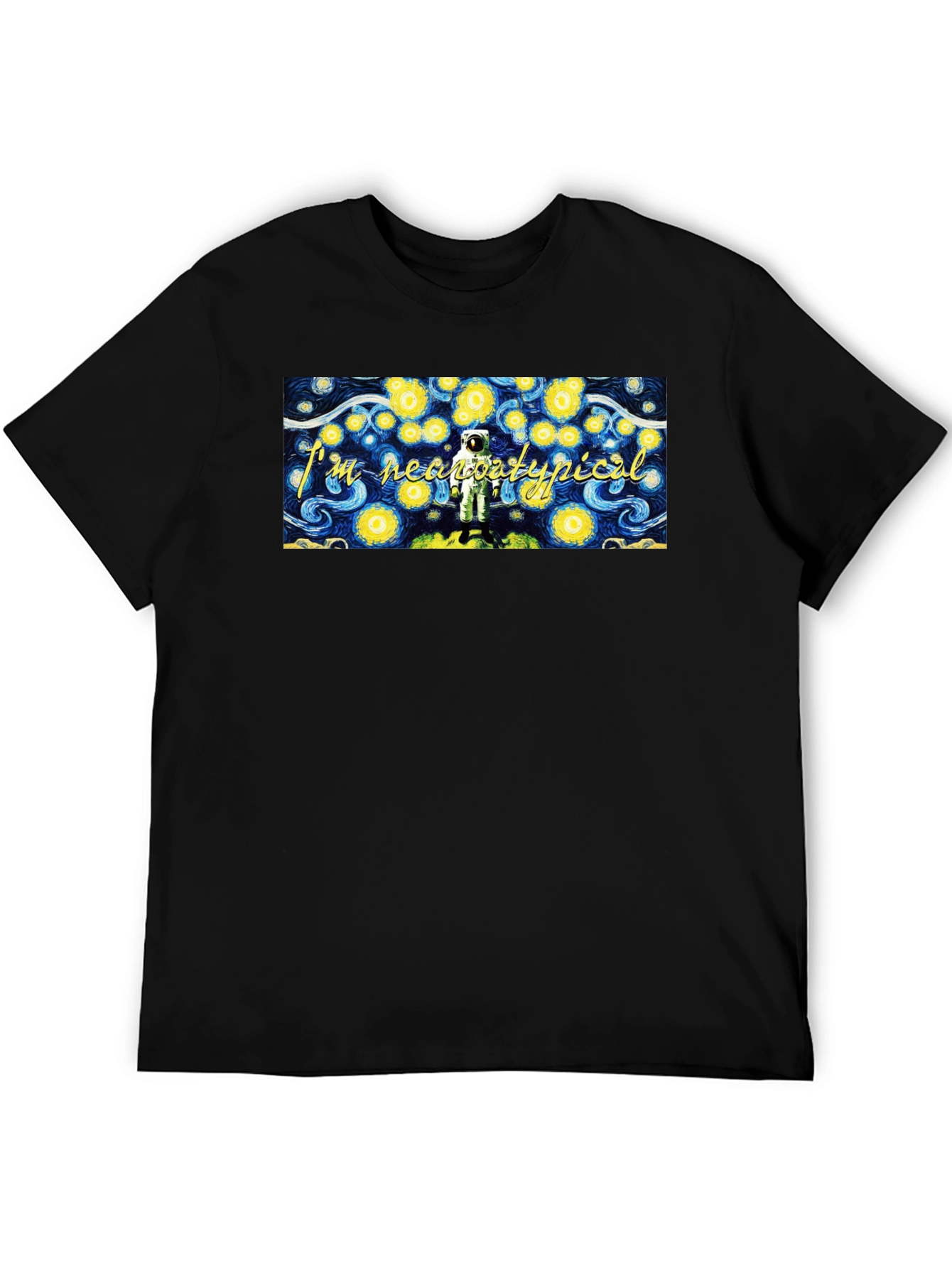 Starry Night Astronaut Graphic Tee