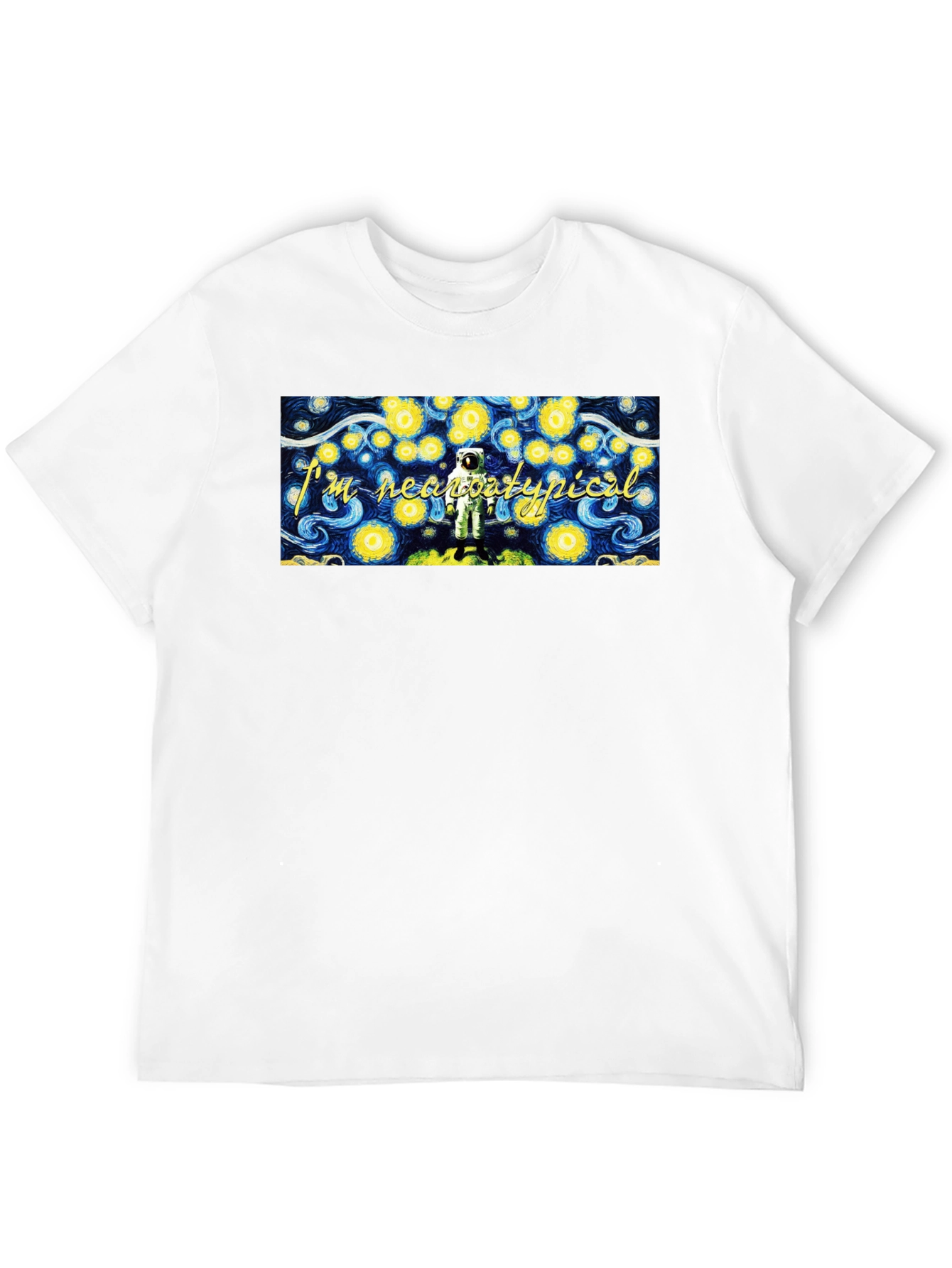 Starry Night Astronaut Graphic Tee