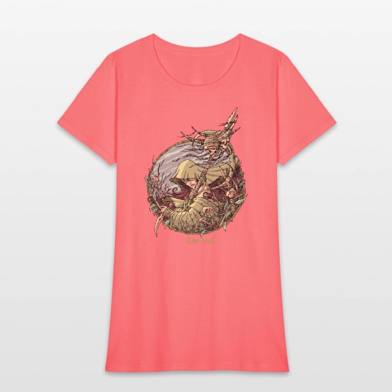 Make A Dark Art Illustration The Veil