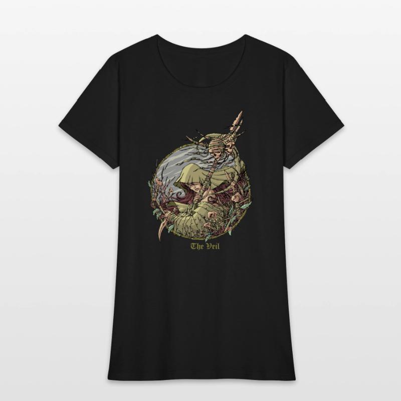 Make A Dark Art Illustration The Veil