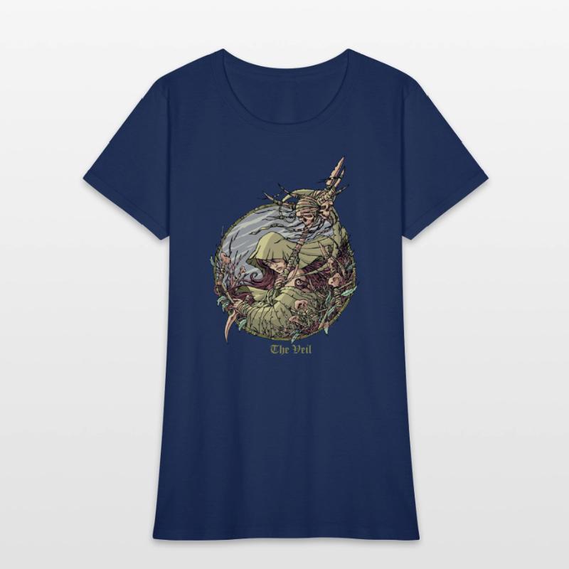 Make A Dark Art Illustration The Veil