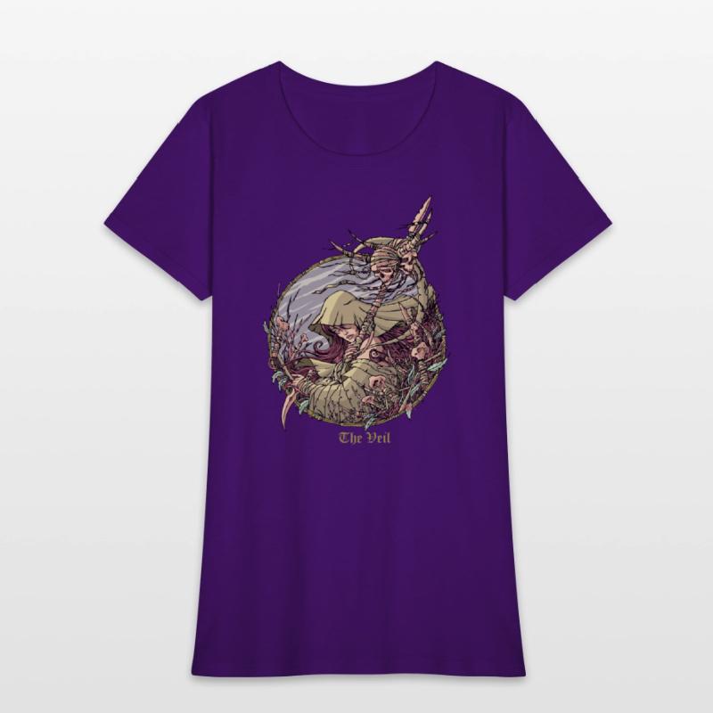 Make A Dark Art Illustration The Veil