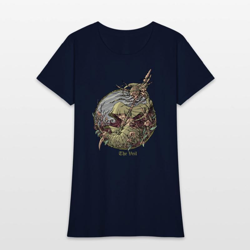 Make A Dark Art Illustration The Veil