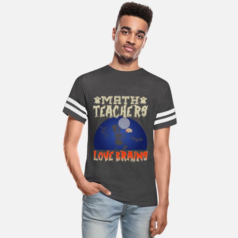 Math Teachers Love Brains Funny Halloween Day
