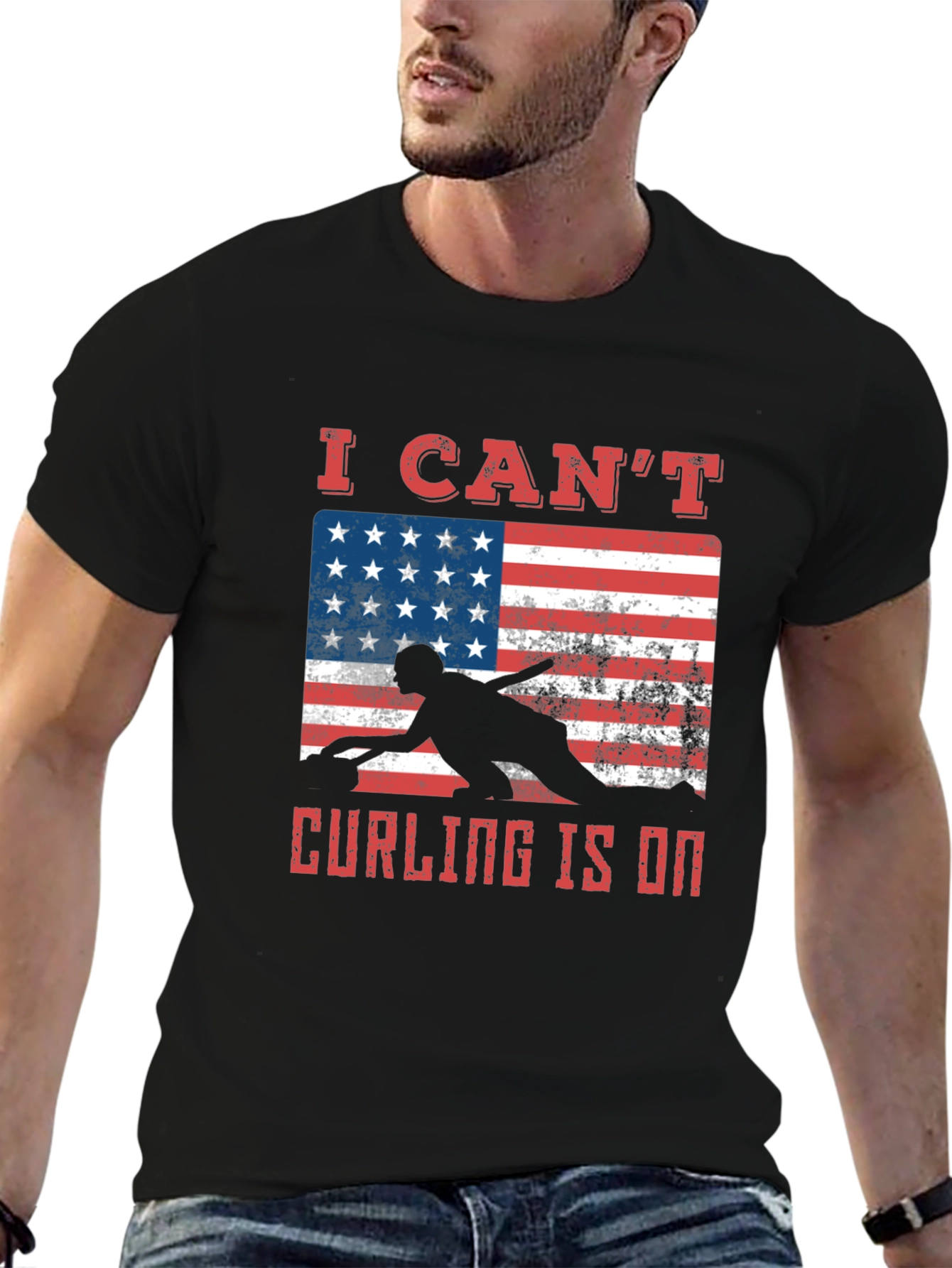 Curling is On Graphic Tee