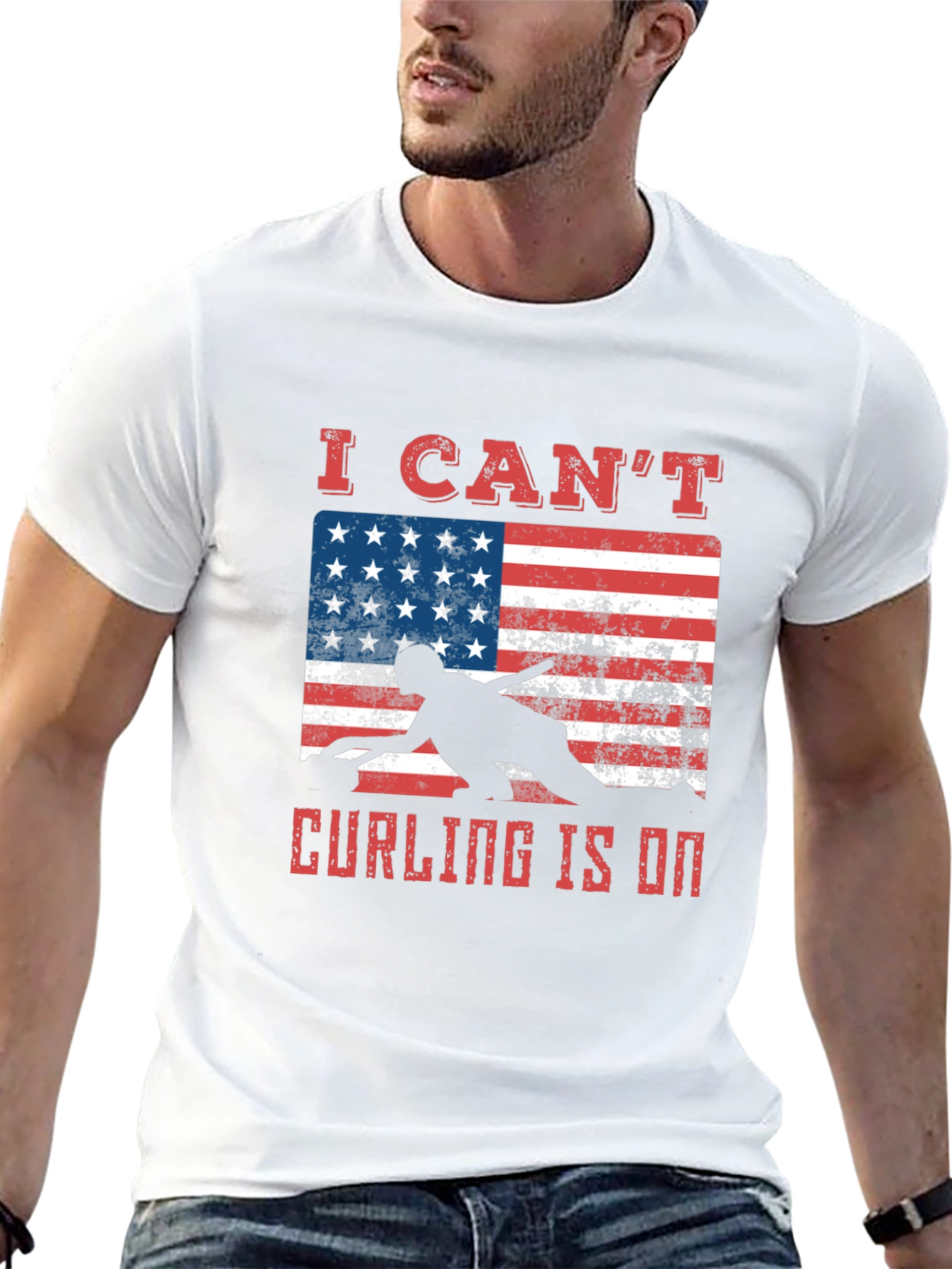 Curling is On Graphic Tee
