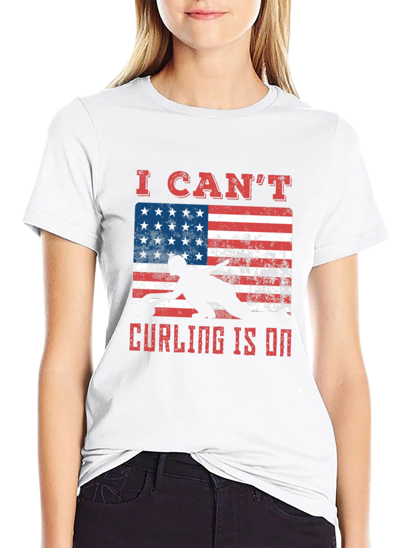 Curling is On Graphic Tee
