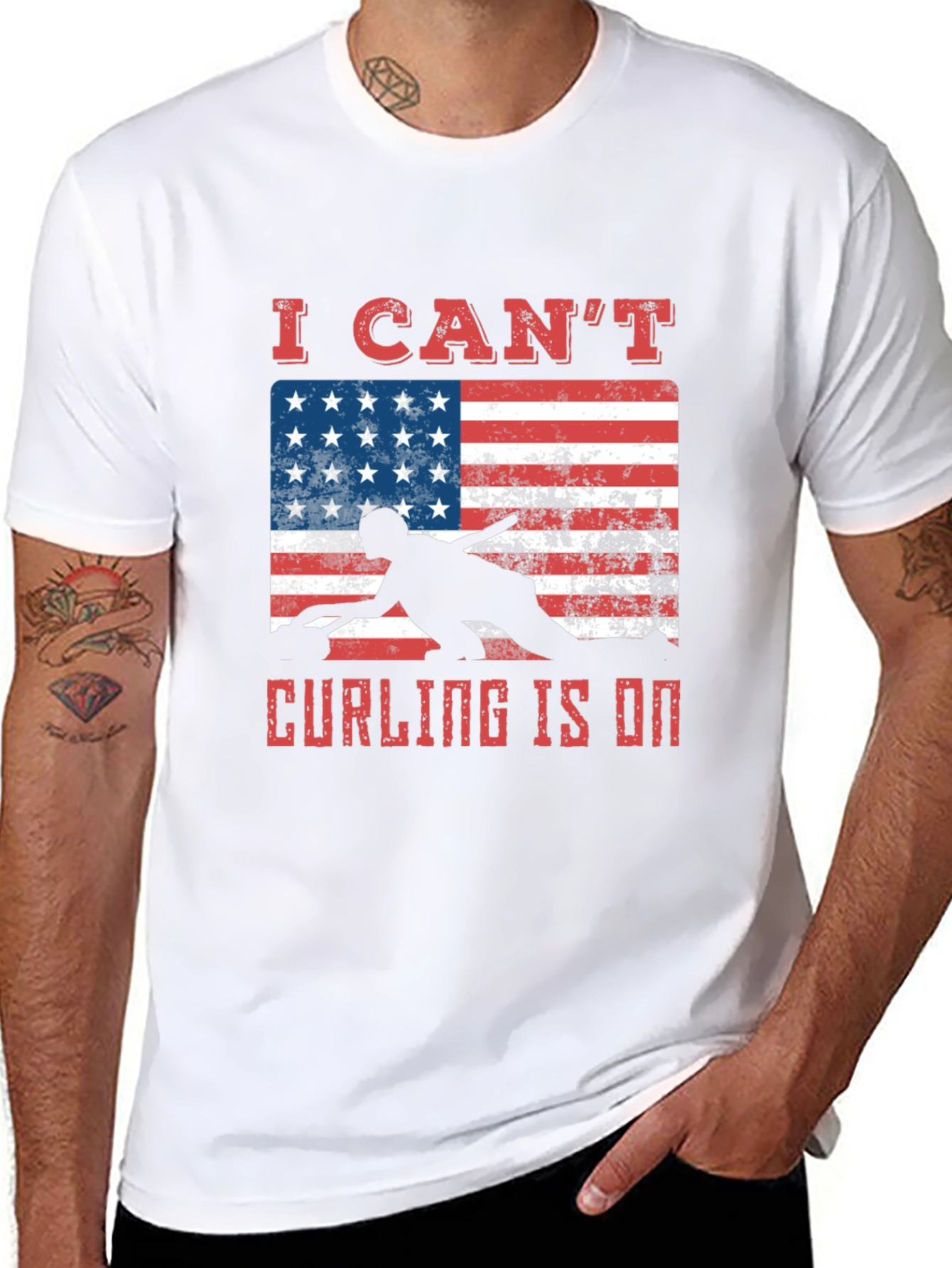 Curling is On Graphic Tee