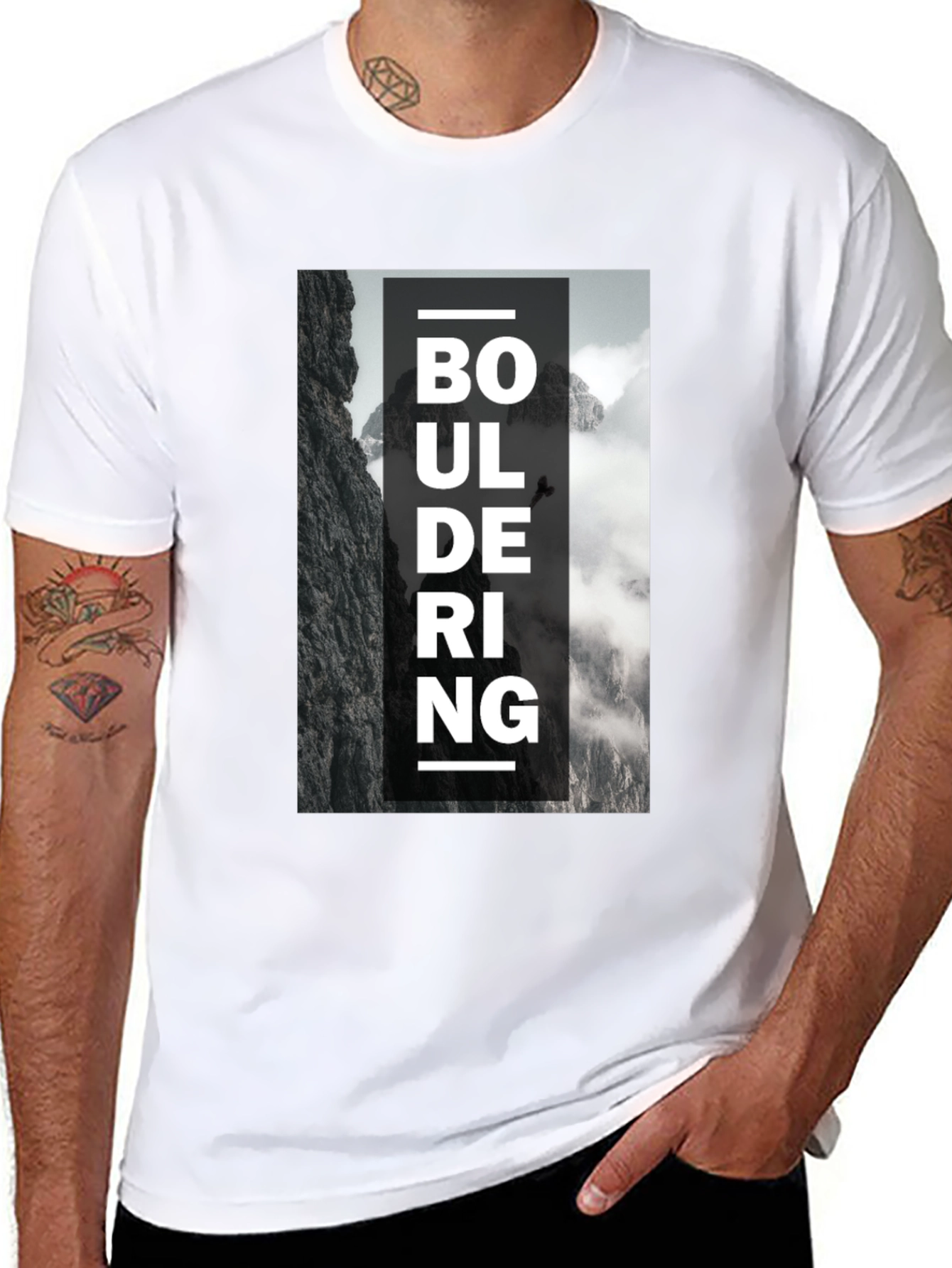 Bouldering Graphic Tee - Adventure Ready