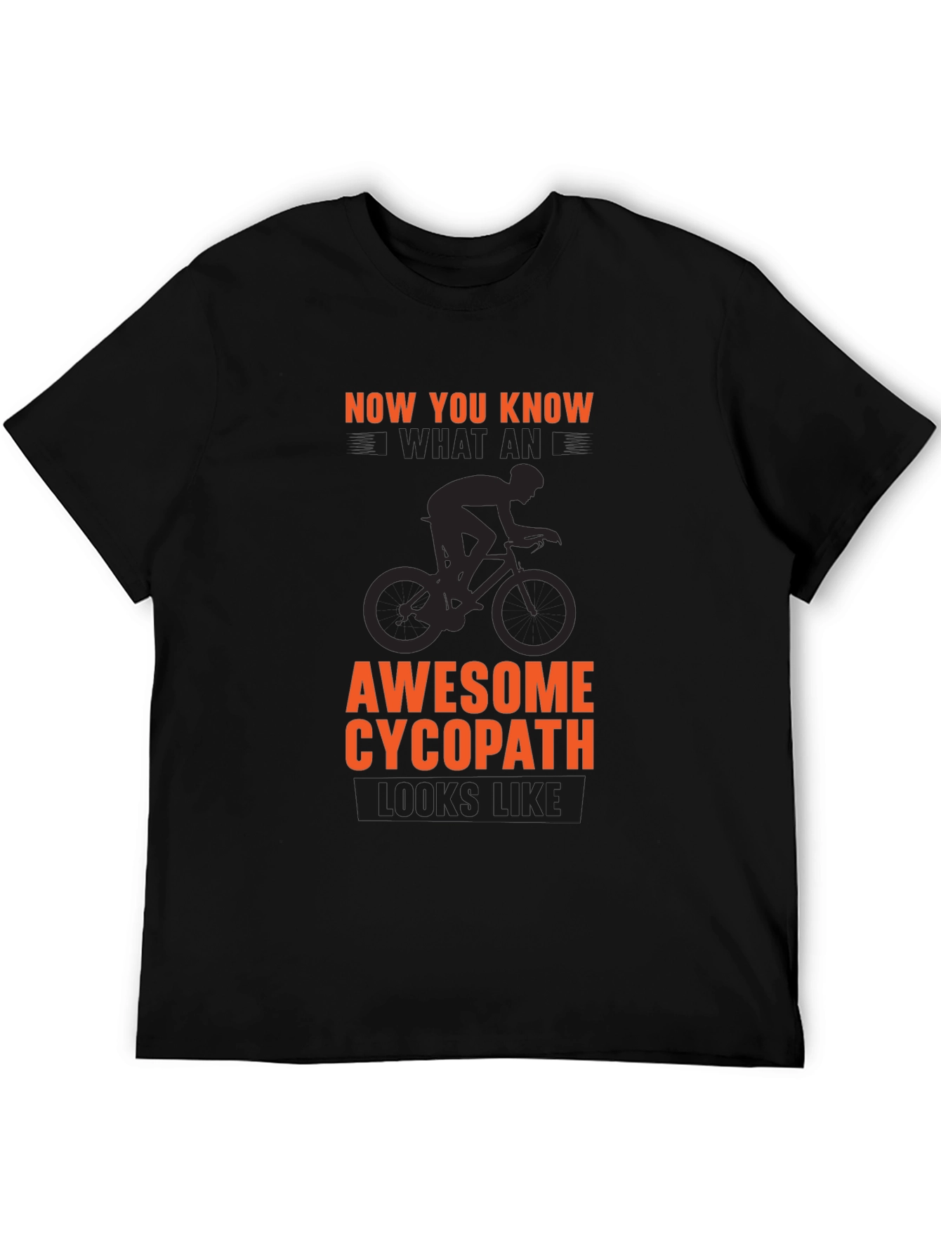 Awesome Cycopath Cyclist Graphic T-Shirt