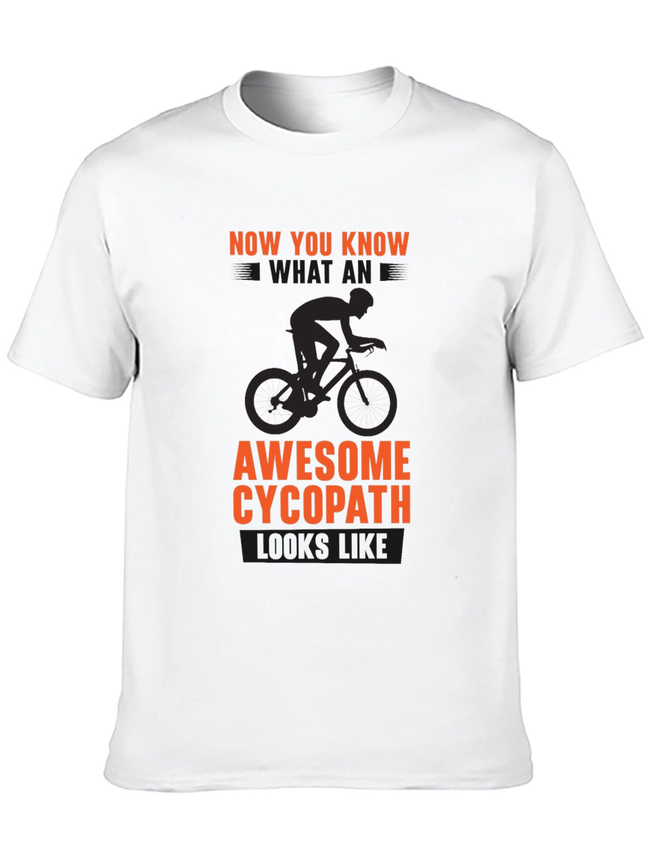 Awesome Cycopath Cyclist Graphic T-Shirt