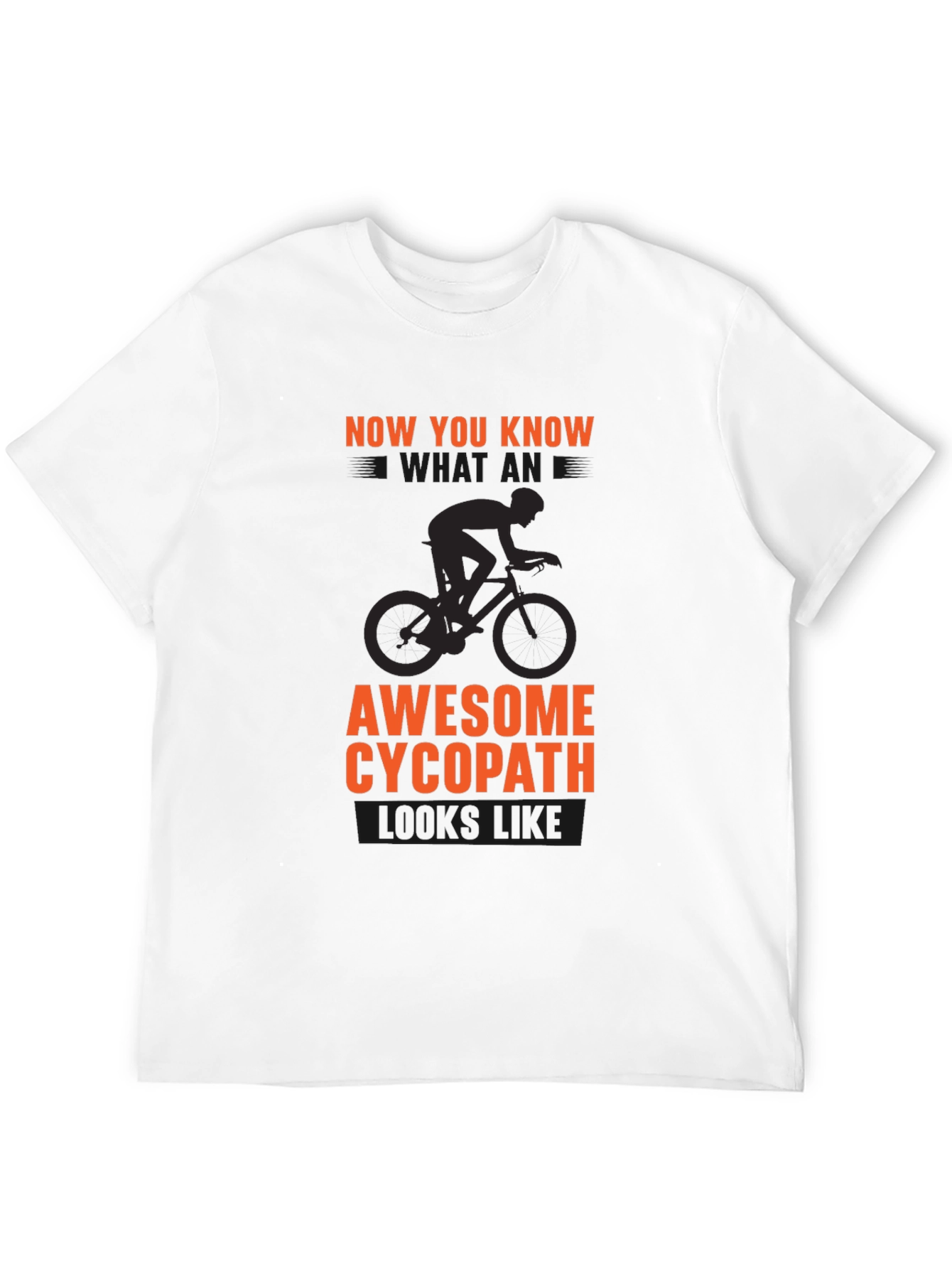 Awesome Cycopath Cyclist Graphic T-Shirt
