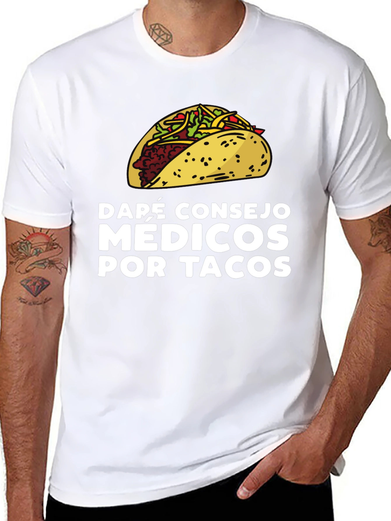 Taco Advice Funny Graphic Tee