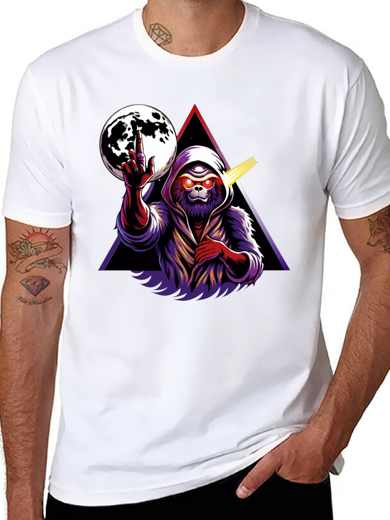 Ape Moon Graphic T-Shirt