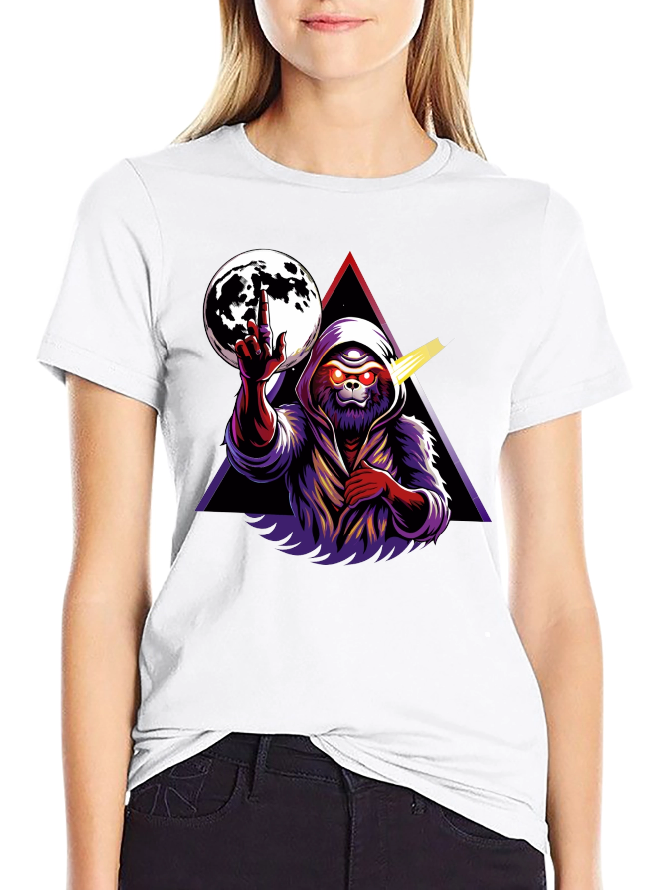 Ape Moon Graphic T-Shirt