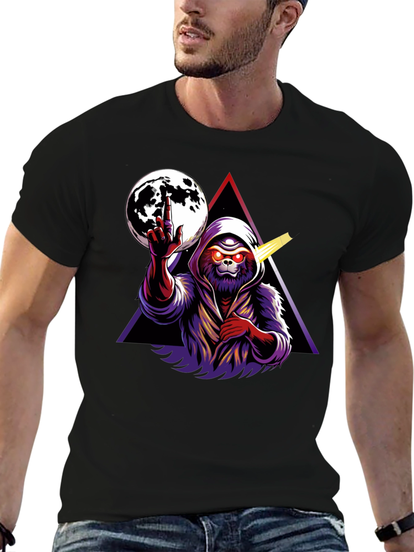 Ape Moon Graphic T-Shirt