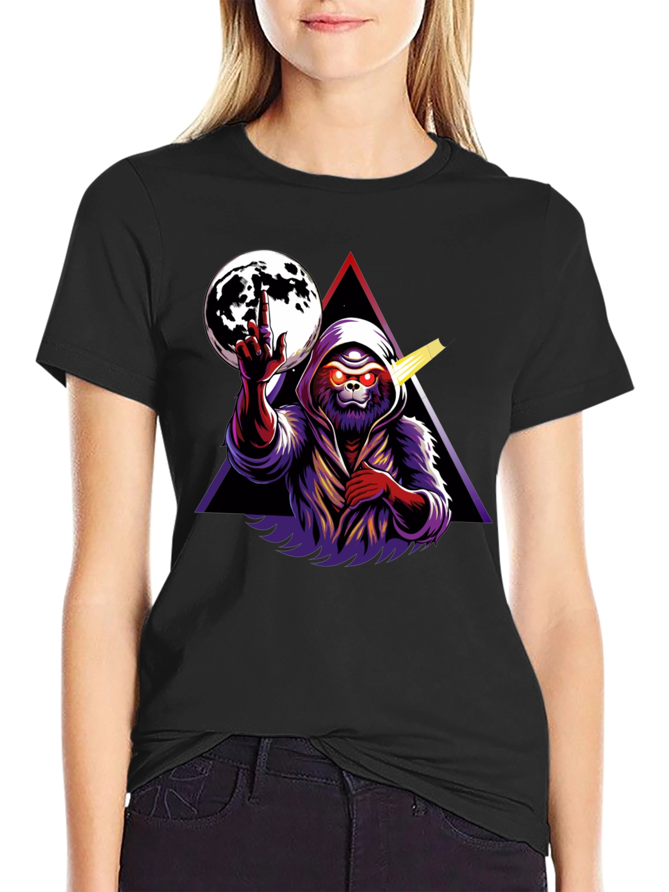 Ape Moon Graphic T-Shirt