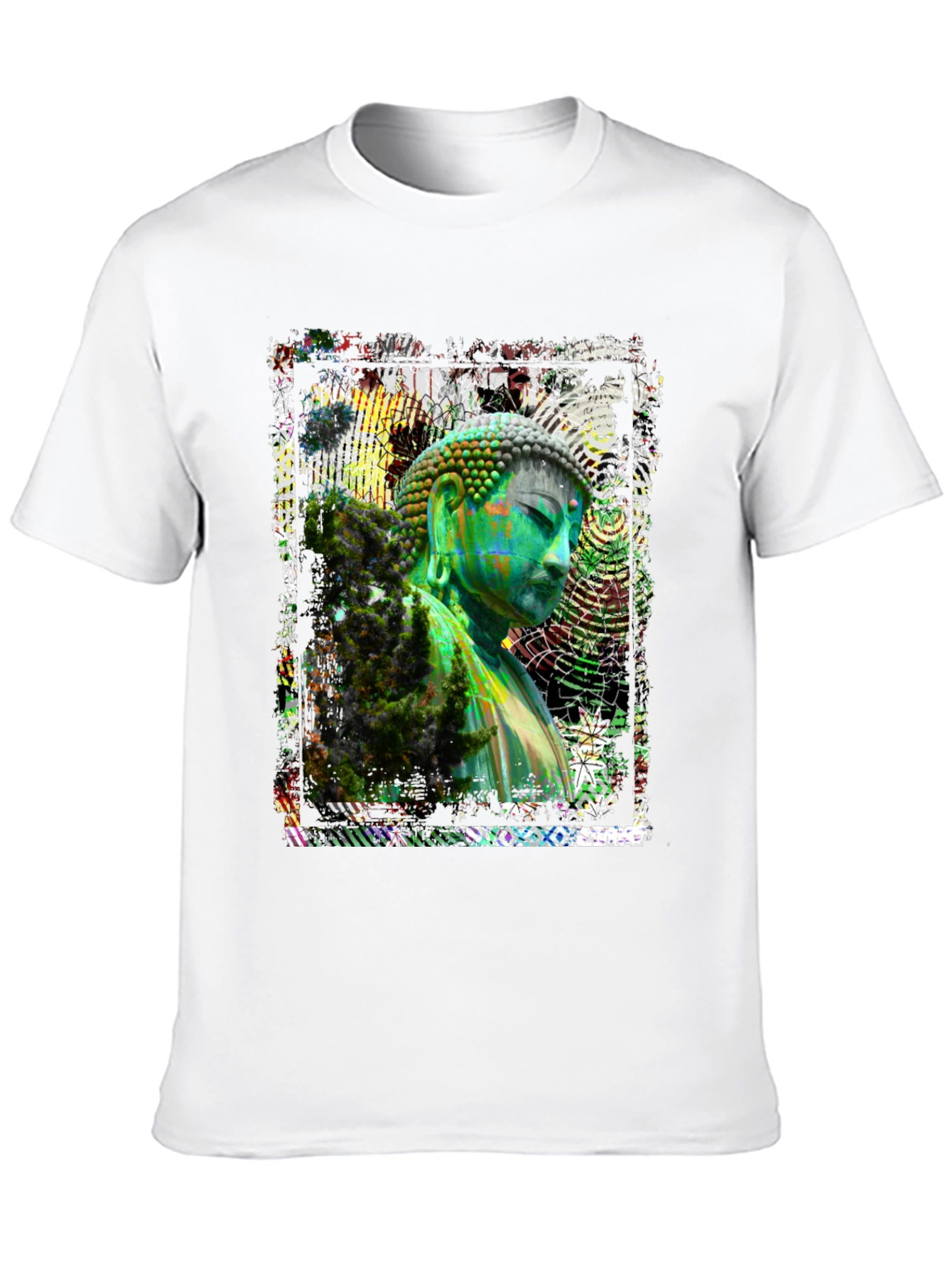 Buddha Print Black T-Shirt