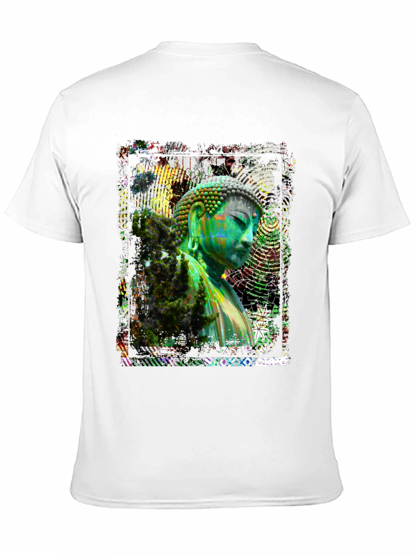 Buddha Print Black T-Shirt