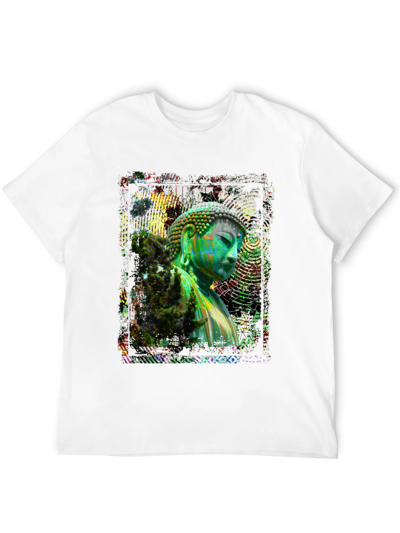 Buddha Print Black T-Shirt