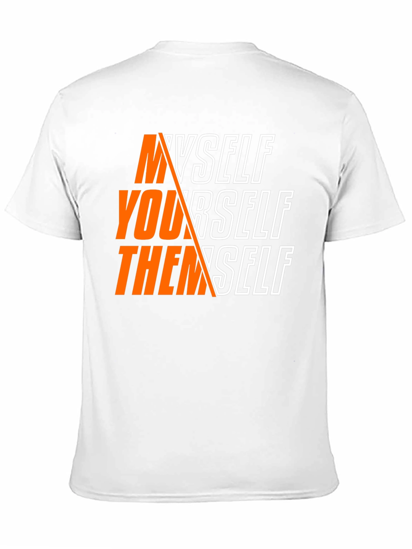 Myself T-Shirt: Unique Graphic Print Casual Wear