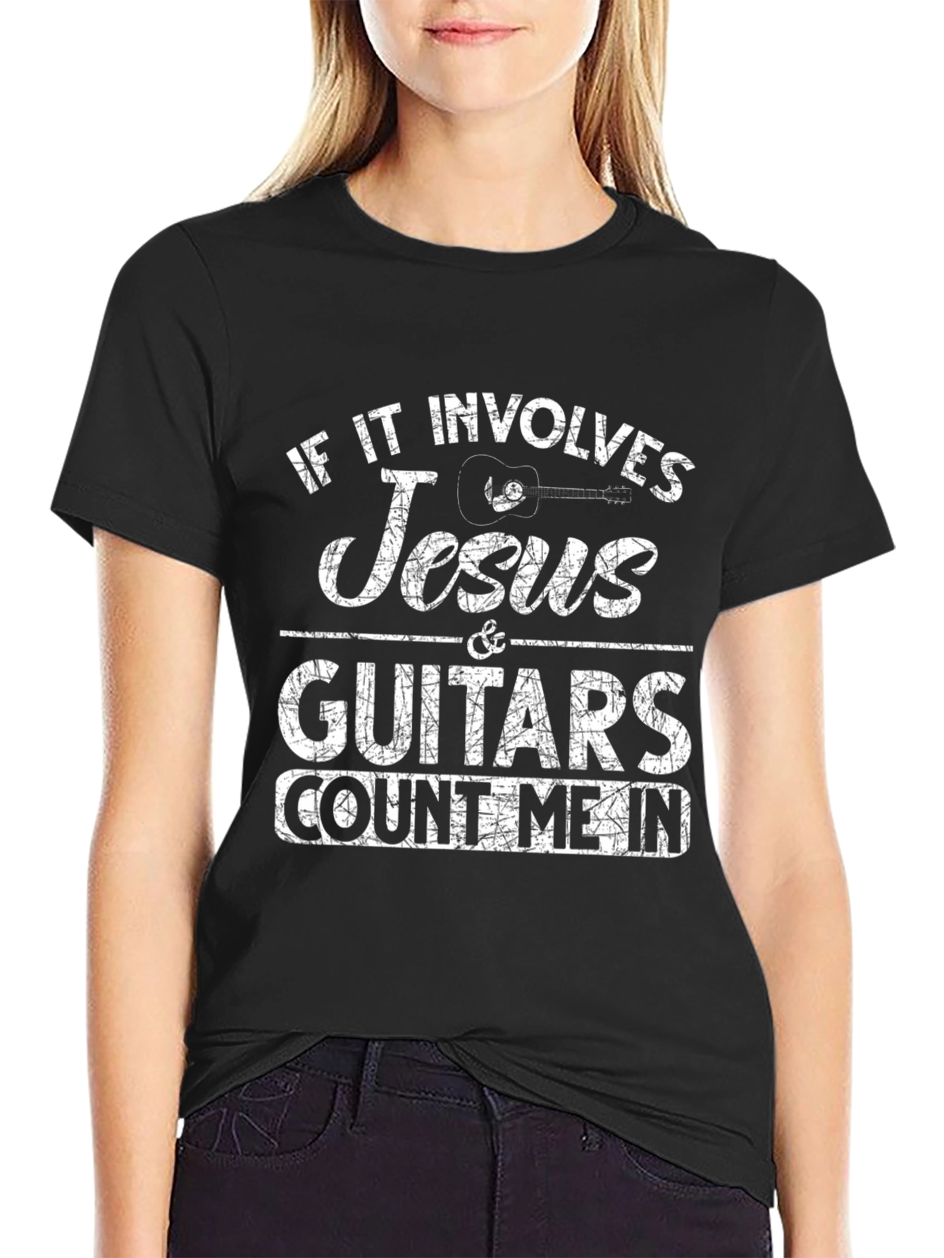 Jesus & Guitars T-Shirt - Count Me In!