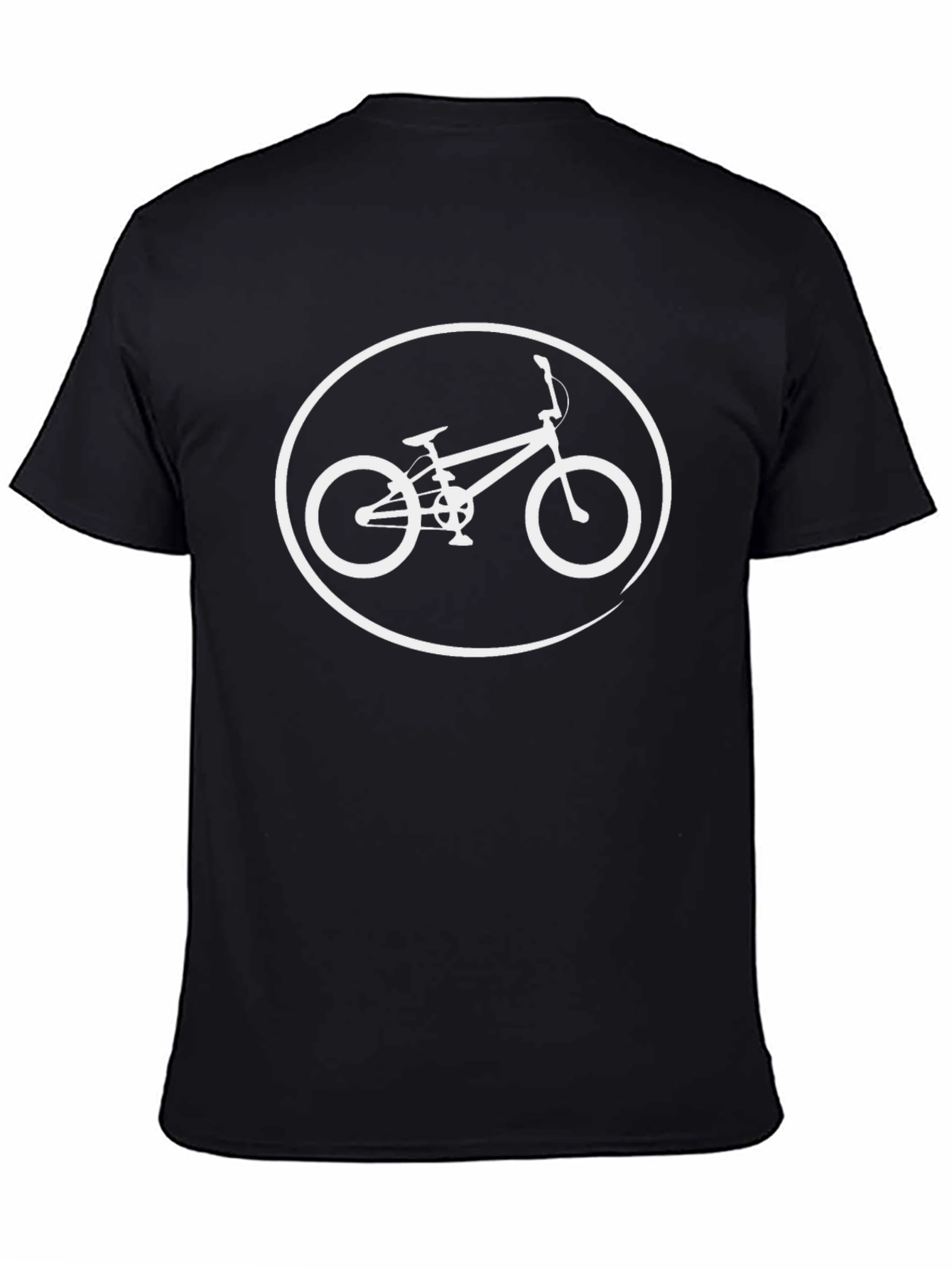 Black BMX Bike Graphic Tee