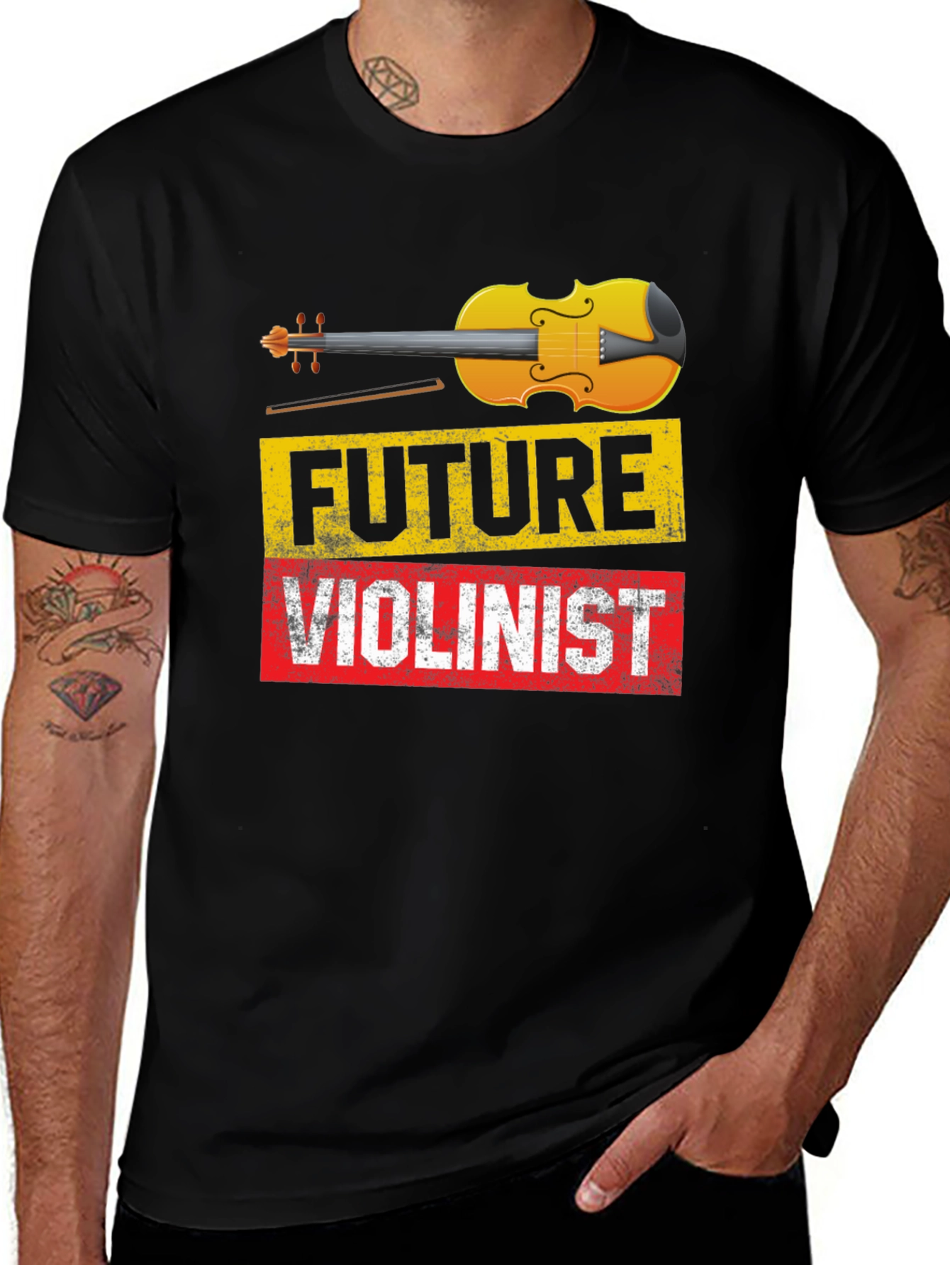 Future Violinist Graphic T-Shirt - Musician Tee