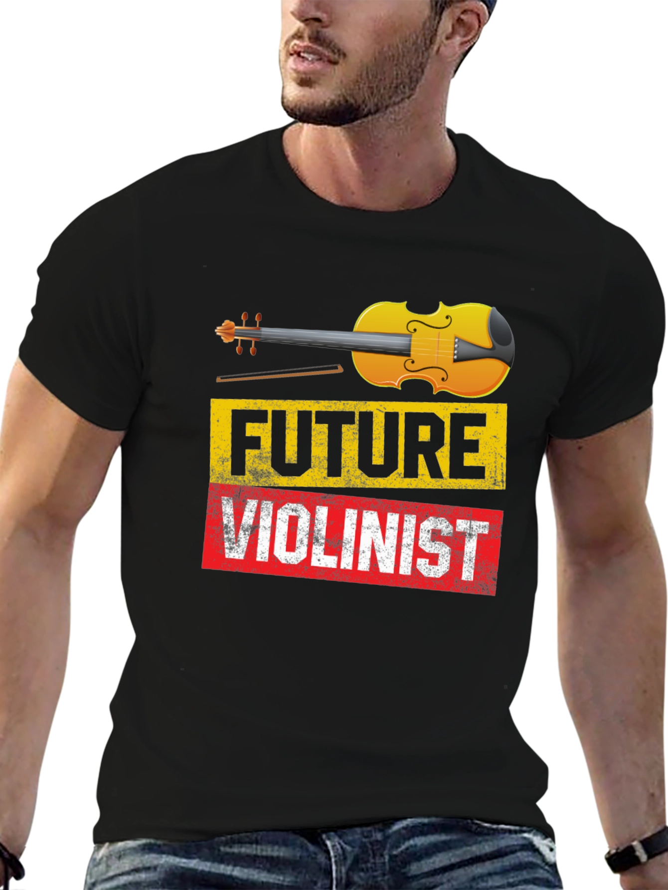 Future Violinist Graphic T-Shirt - Musician Tee