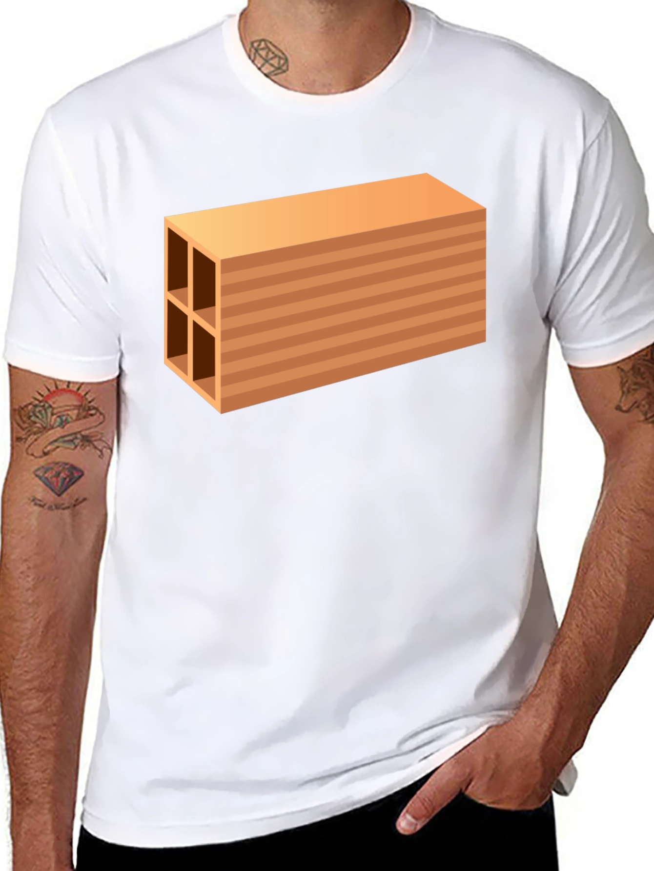 Brick T-Shirt - Construction Humor Tee