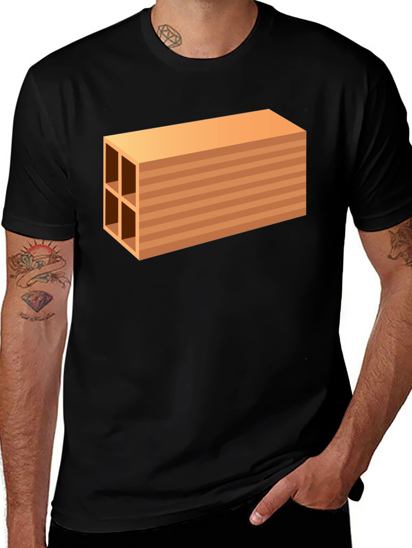 Brick T-Shirt - Construction Humor Tee